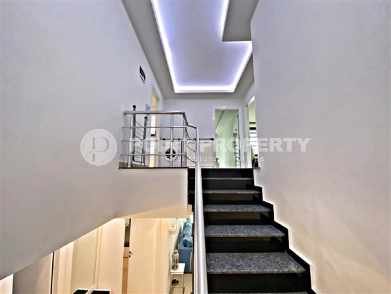 Furnished penthouse 4+1, 220 m², in a premium complex in Oba, Alanya, 700 meters from the sea-id-2463-photo-14