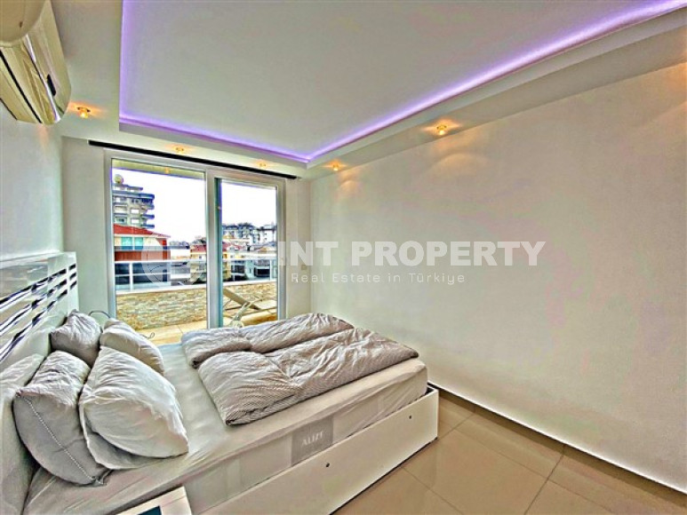 Furnished penthouse 4+1, 220 m², in a premium complex in Oba, Alanya, 700 meters from the sea-id-2463-photo-24