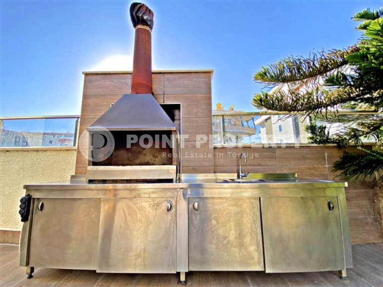 Furnished penthouse 4+1, 220 m², in a premium complex in Oba, Alanya, 700 meters from the sea-id-2463-photo-35
