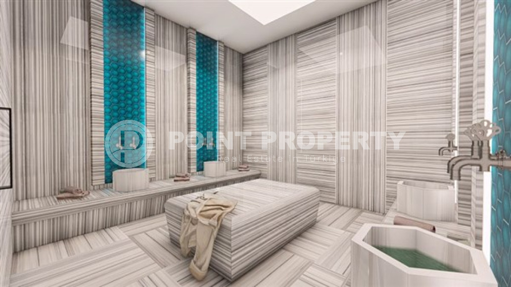 New three-room apartment, 95m², in an elite complex on the seafront in Oba, Alanya-id-2465-photo-20