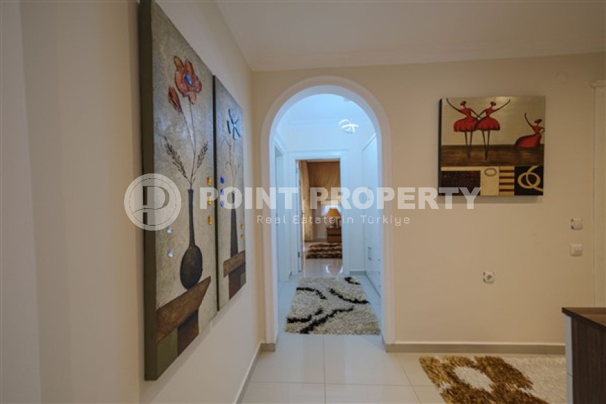 Furnished two-bedroom apartment, 140m², in the center of Alanya, on the first coastline-id-2470-photo-20