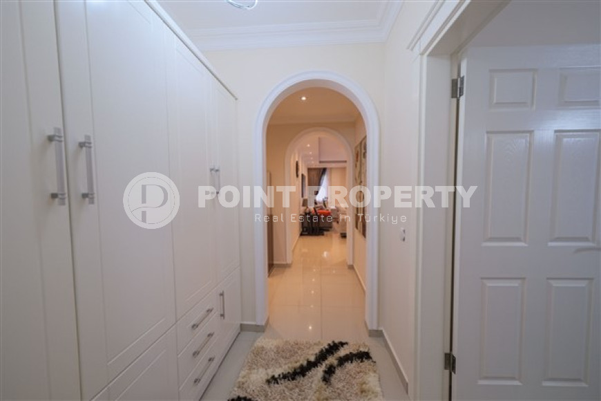 Furnished two-bedroom apartment, 140m², in the center of Alanya, on the first coastline-id-2470-photo-26