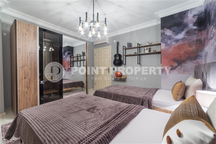 Three-room apartment, 130m², with designer interior in Mahmutlar, 400m from the Mediterranean Sea-id-2479-photo-16