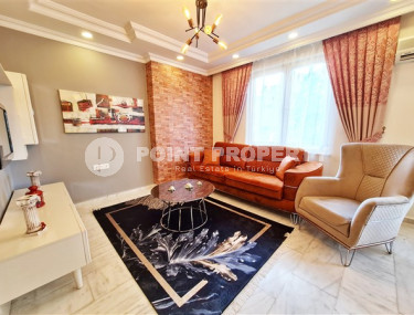 Элегантная квартира с двумя спальнями, 120м², в комплексе с бассейном в Махмутларе, 300м от моря-id-2480-фото-1