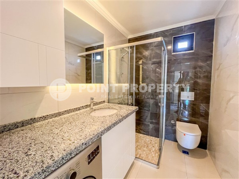 Уютная трехкомнатная квартира, 78м², в комплексе премиум класса в 750м от моря в районе Махмутлар-id-2487-фото-10