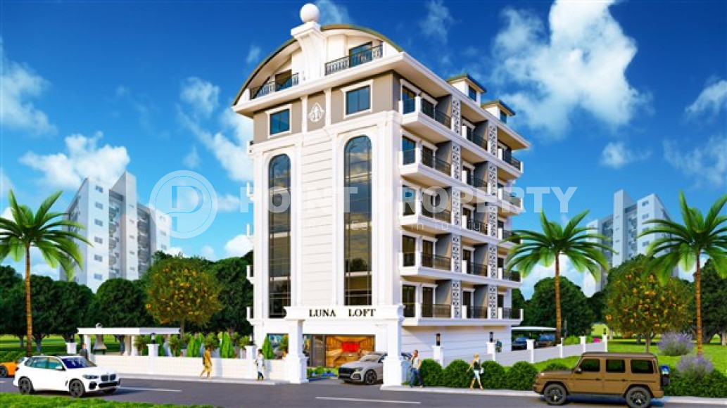 Two-room and three-room apartments, 57-112 m², at the initial stage of construction in the Oba area-id-2491-photo-1