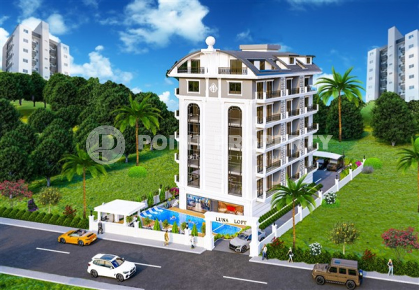 Two-room and three-room apartments, 57-112 m², at the initial stage of construction in the Oba area-id-2491-photo-2