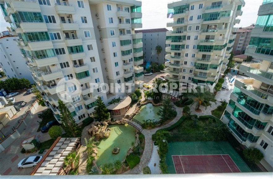 Видовая трехкомнатная квартира, 120м², в центре района Тосмур, Алания, в комплексе с инфраструктурой-id-2492-фото-8