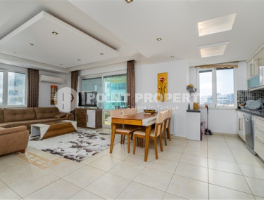 Видовая трехкомнатная квартира, 120м², в центре района Тосмур, Алания, в комплексе с инфраструктурой-id-2492-фото-3