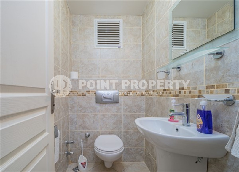 Видовая трехкомнатная квартира, 120м², в центре района Тосмур, Алания, в комплексе с инфраструктурой-id-2492-фото-10