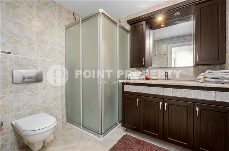 Видовая трехкомнатная квартира, 120м², в центре района Тосмур, Алания, в комплексе с инфраструктурой-id-2492-фото-14