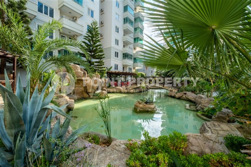 Видовая трехкомнатная квартира, 120м², в центре района Тосмур, Алания, в комплексе с инфраструктурой-id-2492-фото-25