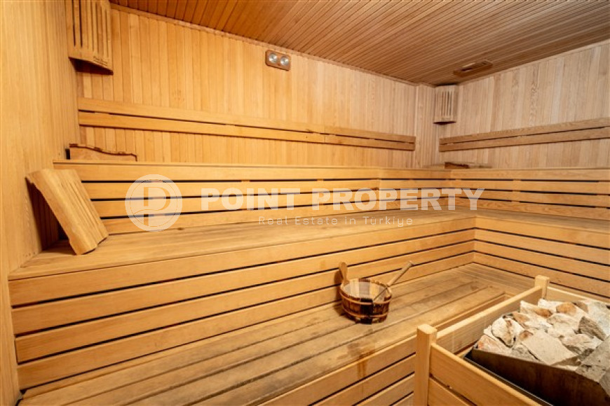 Видовая трехкомнатная квартира, 120м², в центре района Тосмур, Алания, в комплексе с инфраструктурой-id-2492-фото-30