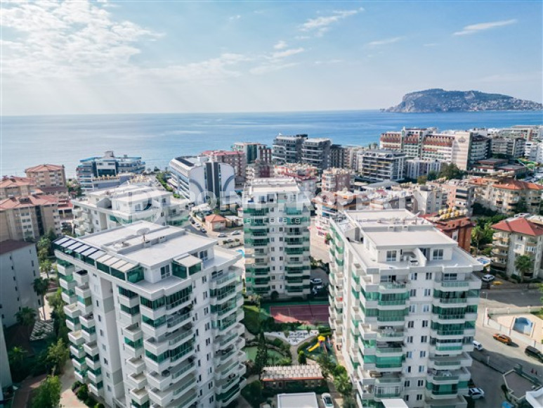 Видовая трехкомнатная квартира, 120м², в центре района Тосмур, Алания, в комплексе с инфраструктурой-id-2492-фото-35