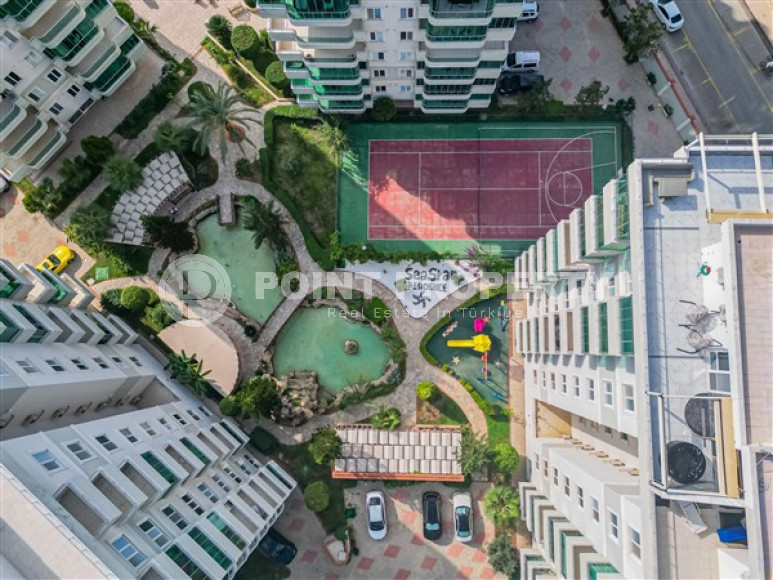 Видовая трехкомнатная квартира, 120м², в центре района Тосмур, Алания, в комплексе с инфраструктурой-id-2492-фото-36