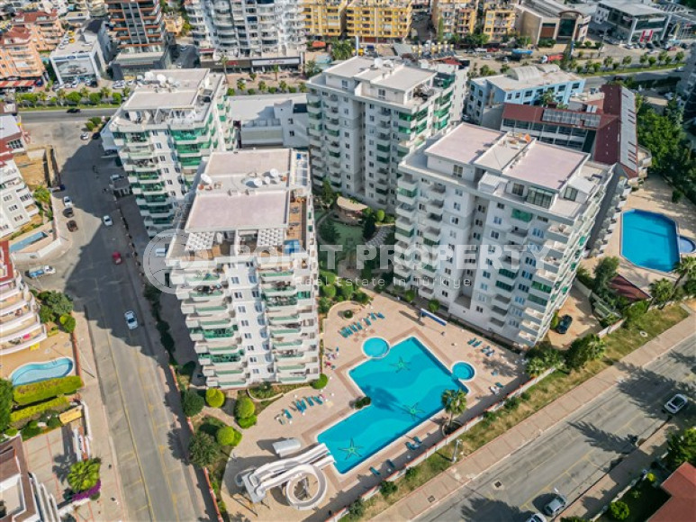 Видовая трехкомнатная квартира, 120м², в центре района Тосмур, Алания, в комплексе с инфраструктурой-id-2492-фото-37