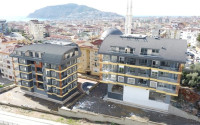Новая трехкомнатная квартира, 120м², в резиденции с бассейном в 1100м от пляжа Клеопатры, Алания-id-2495-фото-2