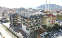 Новая трехкомнатная квартира, 120м², в резиденции с бассейном в 1100м от пляжа Клеопатры, Алания-id-2495-фото-3