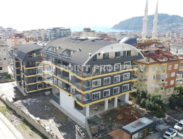 Новая трехкомнатная квартира, 120м², в резиденции с бассейном в 1100м от пляжа Клеопатры, Алания-id-2495-фото-3