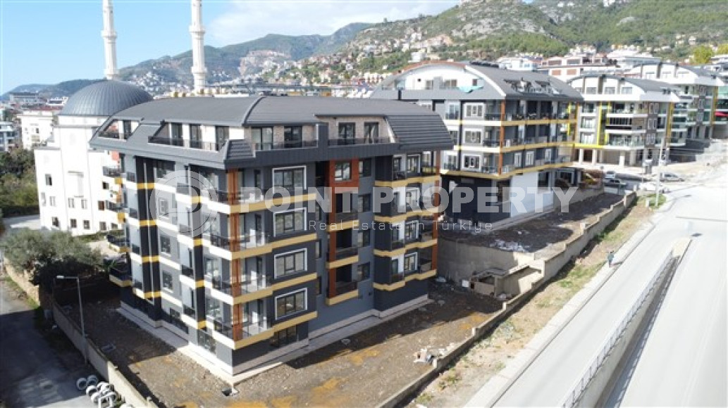 Новая трехкомнатная квартира, 120м², в резиденции с бассейном в 1100м от пляжа Клеопатры, Алания-id-2495-фото-5