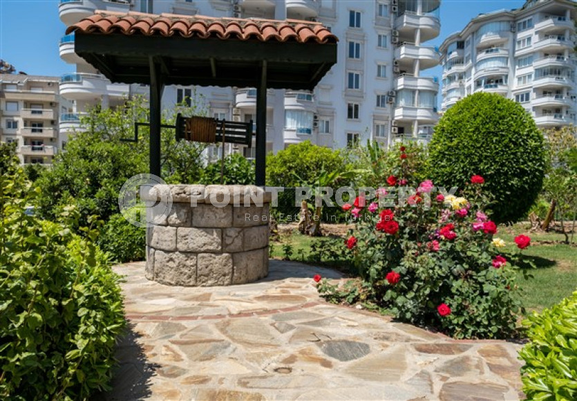 Уютная двухкомнатная квартира, 80м², в комплексе премиум класса в Джикджилли, Алания-id-2498-фото-16