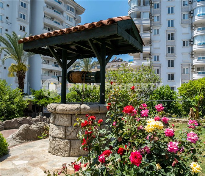 Уютная двухкомнатная квартира, 80м², в комплексе премиум класса в Джикджилли, Алания-id-2498-фото-18