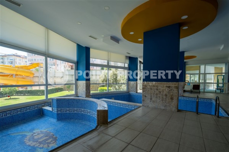 Уютная двухкомнатная квартира, 80м², в комплексе премиум класса в Джикджилли, Алания-id-2498-фото-34