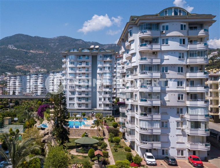 Уютная двухкомнатная квартира, 80м², в комплексе премиум класса в Джикджилли, Алания-id-2498-фото-56