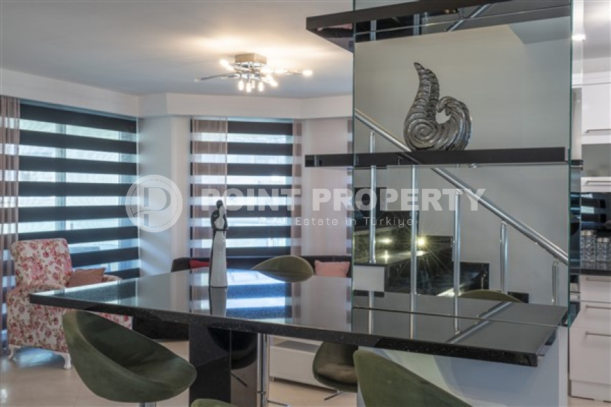 Видовой комфортабельный пентхаус 4+1, 240м², на первой береговой линии в районе Алании - Оба.-id-2499-фото-4