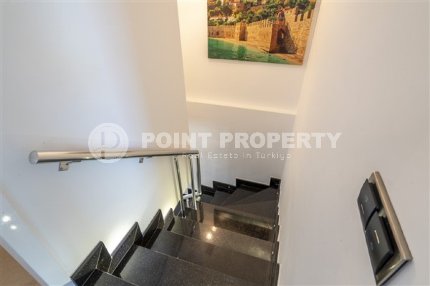 Видовой комфортабельный пентхаус 4+1, 240м², на первой береговой линии в районе Алании - Оба.-id-2499-фото-13