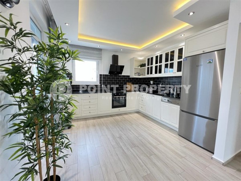 Elegant three-room apartment, 130m², with sea views in Avsallar, Alanya, 800m from the beach-id-2501-photo-3