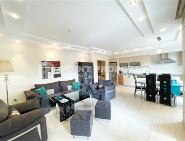 Furnished two bedroom apartment, 110m², in a cozy residence in Oba, Alanya-id-2505-photo-3