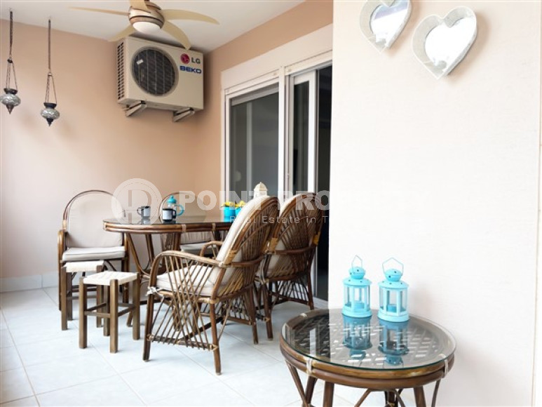 Furnished two bedroom apartment, 110m², in a cozy residence in Oba, Alanya-id-2505-photo-11