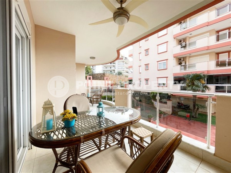 Furnished two bedroom apartment, 110m², in a cozy residence in Oba, Alanya-id-2505-photo-12