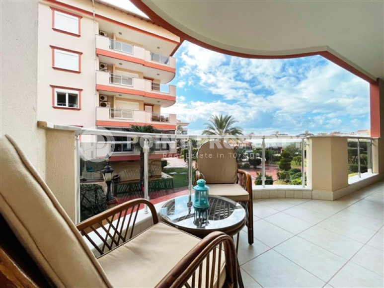 Furnished two bedroom apartment, 110m², in a cozy residence in Oba, Alanya-id-2505-photo-14