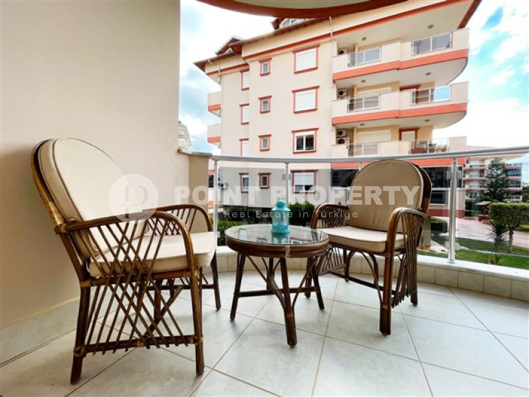 Furnished two bedroom apartment, 110m², in a cozy residence in Oba, Alanya-id-2505-photo-15