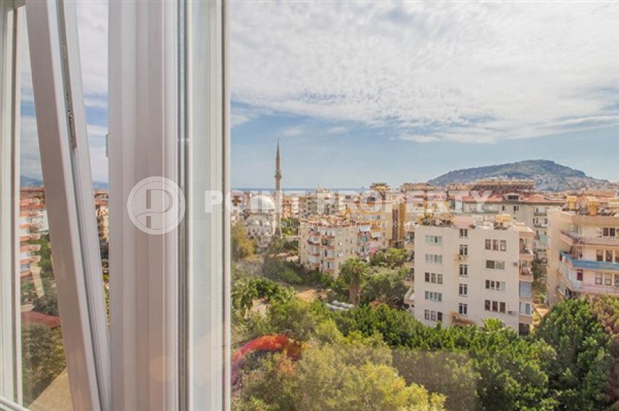 Меблированная квартира 3+1, 130м², с отдельной кухней, с видом на Аланийскую крепость в центре Алании-id-2506-фото-10