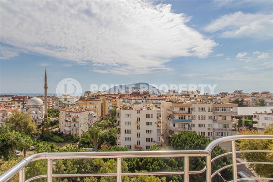 Меблированная квартира 3+1, 130м², с отдельной кухней, с видом на Аланийскую крепость в центре Алании-id-2506-фото-13