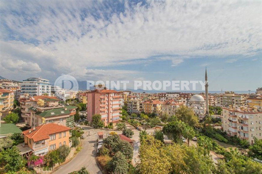 Меблированная квартира 3+1, 130м², с отдельной кухней, с видом на Аланийскую крепость в центре Алании-id-2506-фото-14