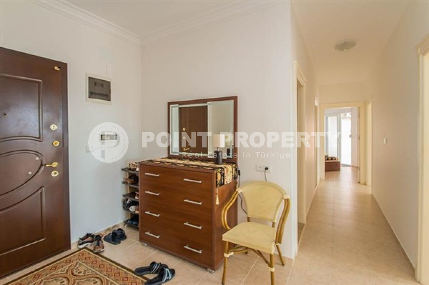 Меблированная квартира 3+1, 130м², с отдельной кухней, с видом на Аланийскую крепость в центре Алании-id-2506-фото-15