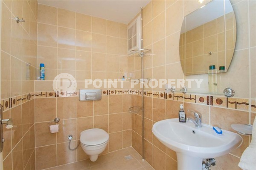 Меблированная квартира 3+1, 130м², с отдельной кухней, с видом на Аланийскую крепость в центре Алании-id-2506-фото-16