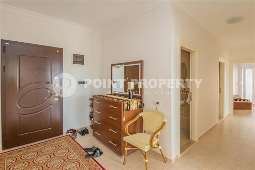 Меблированная квартира 3+1, 130м², с отдельной кухней, с видом на Аланийскую крепость в центре Алании-id-2506-фото-17