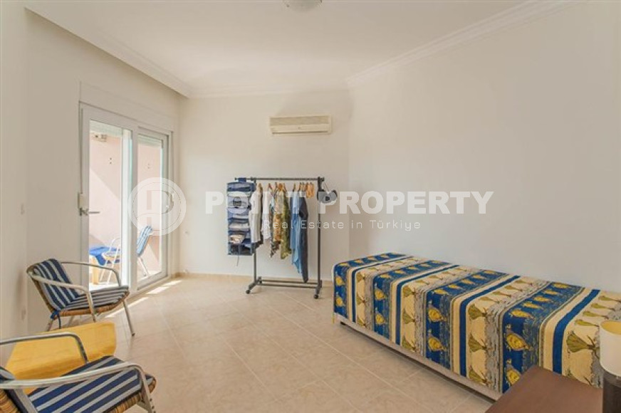 Меблированная квартира 3+1, 130м², с отдельной кухней, с видом на Аланийскую крепость в центре Алании-id-2506-фото-18