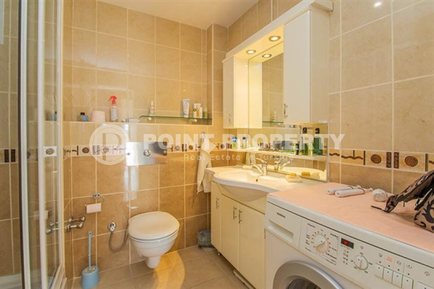 Меблированная квартира 3+1, 130м², с отдельной кухней, с видом на Аланийскую крепость в центре Алании-id-2506-фото-20