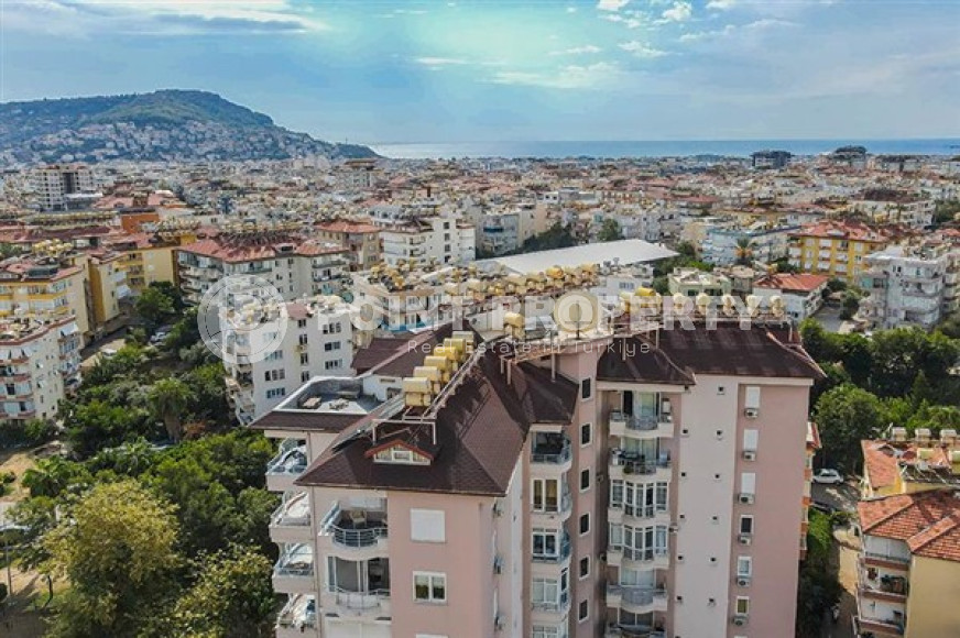 Меблированная квартира 3+1, 130м², с отдельной кухней, с видом на Аланийскую крепость в центре Алании-id-2506-фото-28