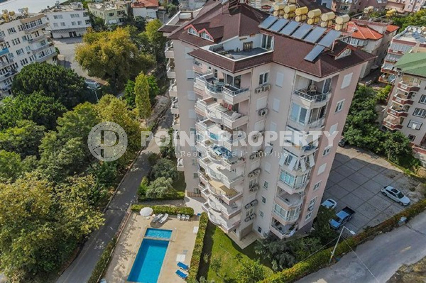 Меблированная квартира 3+1, 130м², с отдельной кухней, с видом на Аланийскую крепость в центре Алании-id-2506-фото-29