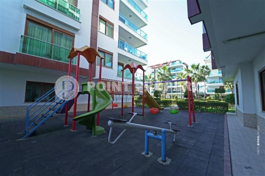 Three-room apartment, 110 m², in a cozy complex with good infrastructure in the Oba area, Alanya-id-2509-photo-22