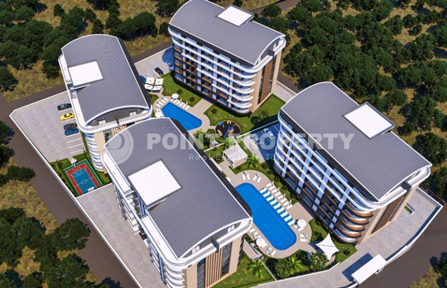 Investment project for a premium residential complex 2800 m from the sea, in the European region of Oba, Alanya-id-2511-photo-26