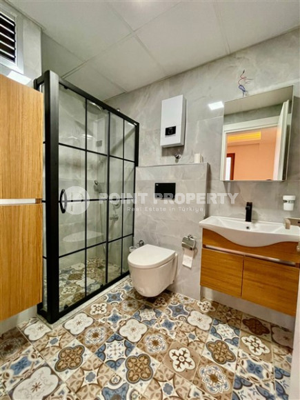 New linear apartment with three bedrooms, 140m², with separate kitchen, 850m from the sea in Oba, Alanya-id-2514-photo-13