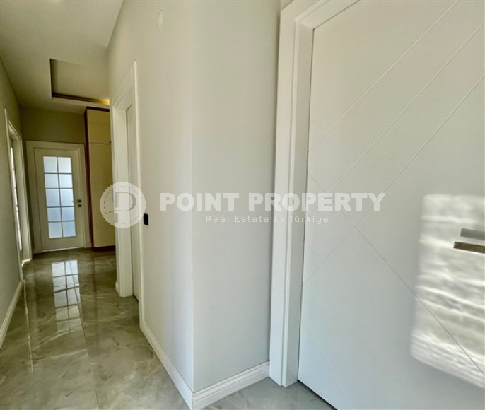 New linear apartment with three bedrooms, 140m², with separate kitchen, 850m from the sea in Oba, Alanya-id-2514-photo-17